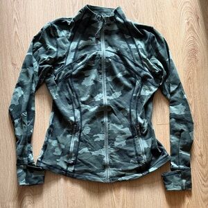 Camo Zip-Up lulu jacket - Green Camo